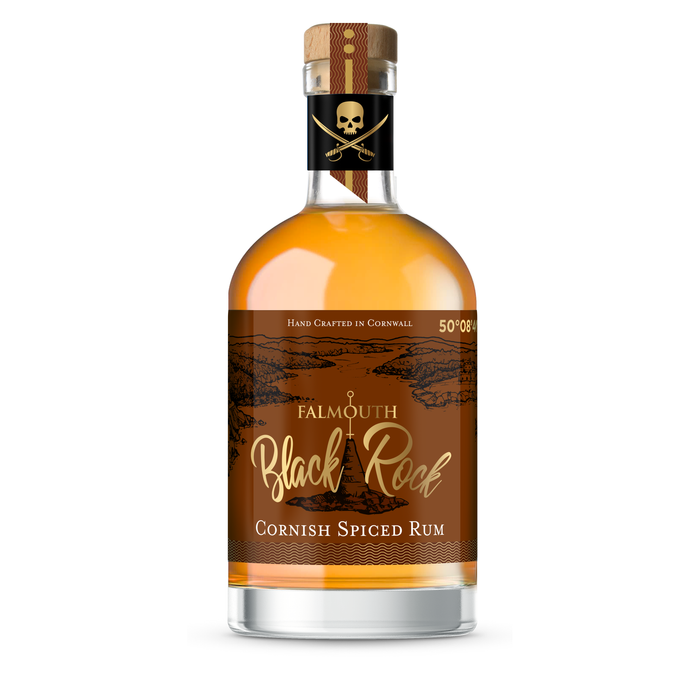 Falmouth Black Rock Cornish Spiced Rum - 70cl