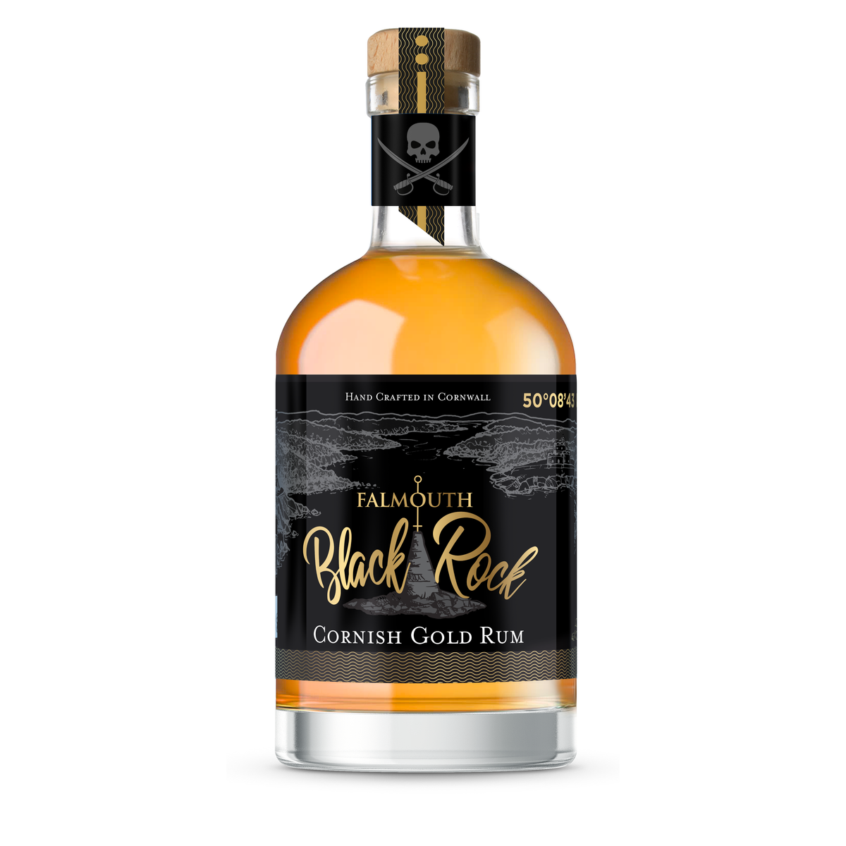 Falmouth Black Rock Gold Rum 70cl Falmouth Black Rock Gin