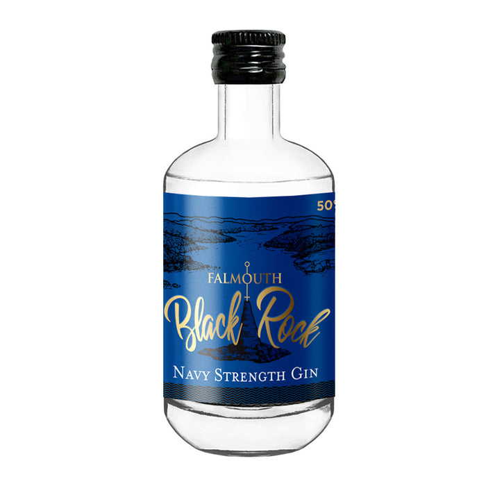 Falmouth Black Rock Navy Strength Gin Miniature - 5cl