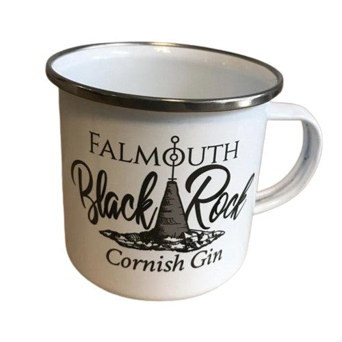 Falmouth Black Rock Gin Enamel Mug  -10oz